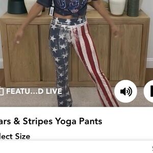 Stars & Stripes Yoga Pants